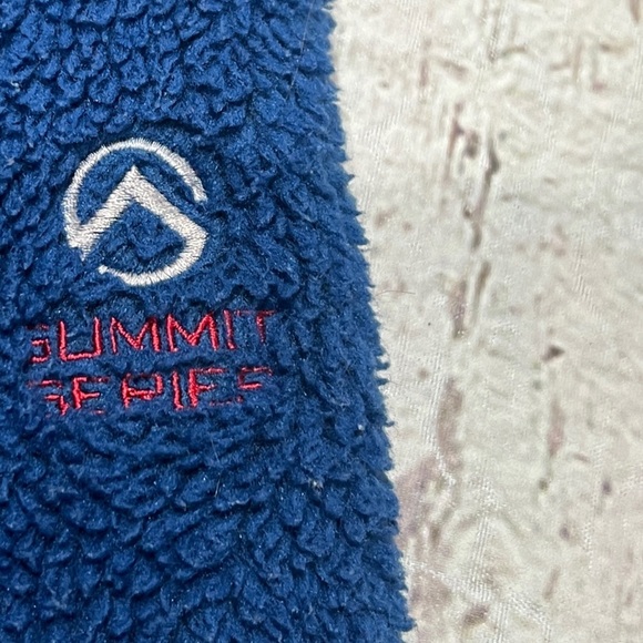 The North Face Summit Series Zip Up Womens Fleece Coat Jacket Blue - Picture 3 of 8